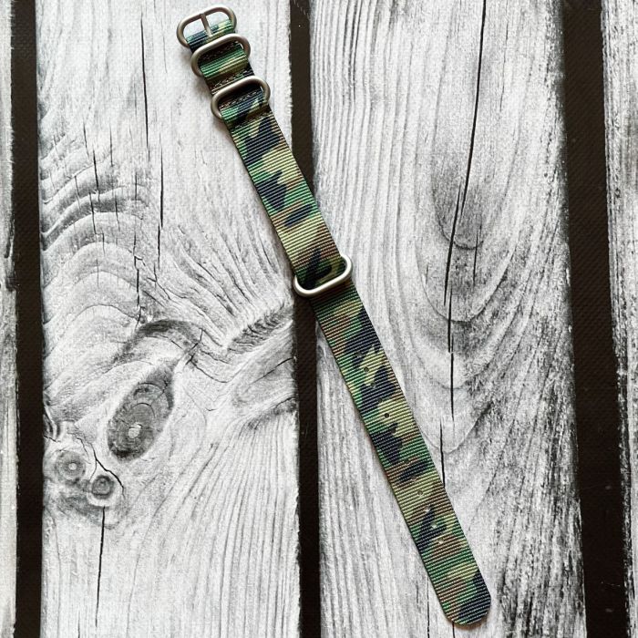 Ремешок Nato Camo Woodland 20 мм