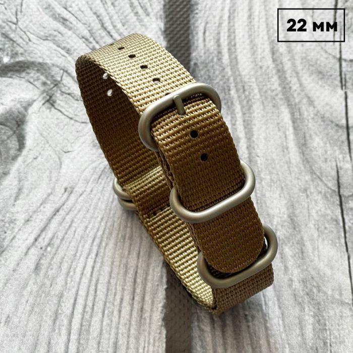 Ремешок Nato Khaki 22 мм
