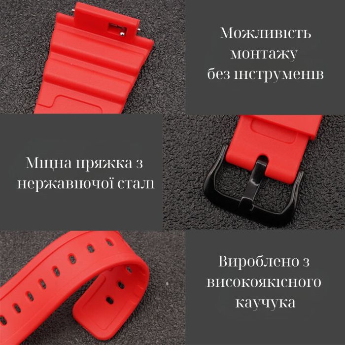 Ремешок + безель (рант) для Casio G-Shock GA-2100 Transl GD