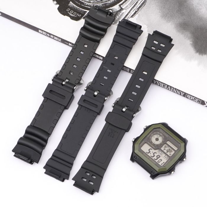 Ремешок для Casio AE-1000W Black Black