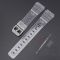 Ремешок для Casio G-Shock F-84/94/105, F-91W, AE1300 Jelly Transparent Silver