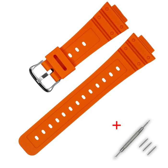 Ремешок для Casio G-Shock DW-5600 Orange SI