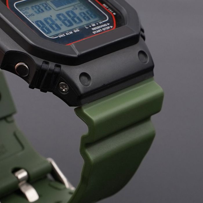 Ремешок для Casio G-Shock DW-5600/6900/G-5600/GW-M5610 Blue Black