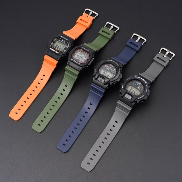 Ремешок для Casio G-Shock DW-6900 Orange SI