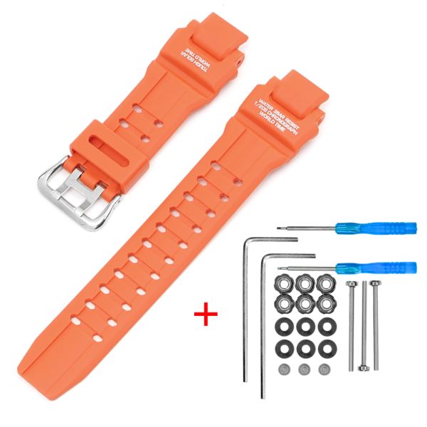 Ремешок для Casio G-Shock GA-1000 Orange SI