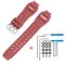 Ремешок для Casio G-Shock GW-A1000/GW-4000/GA-1000 Red Silver