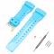 Ремешок для Casio G-Shock GA-100/110/120 Light Blue-Glossy GD