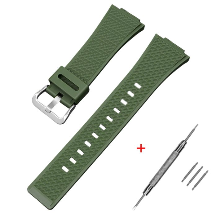Ремешок для Casio G-Shock GA-100/110 Army Green SI