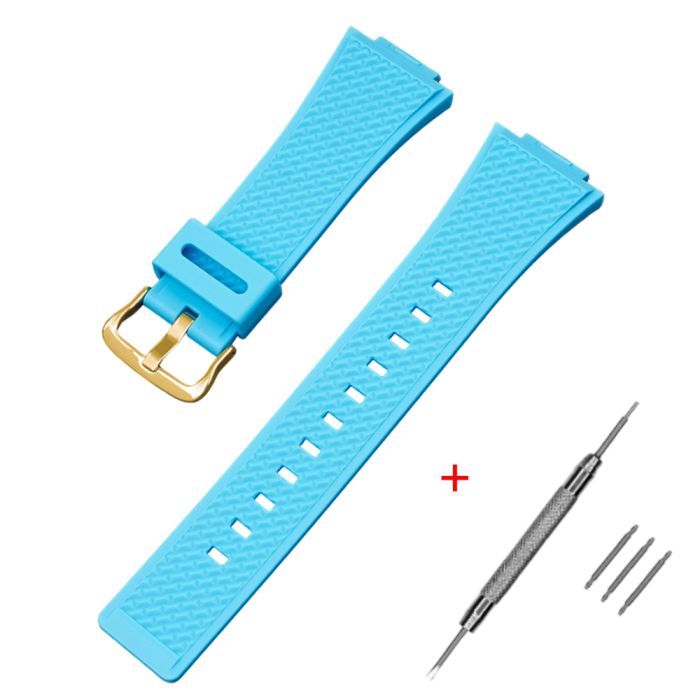 Ремешок для Casio G-Shock GA-100/110 Light Blue GD