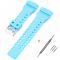 Ремешок для Casio G-Shock GA-100/110 Light Blue SI