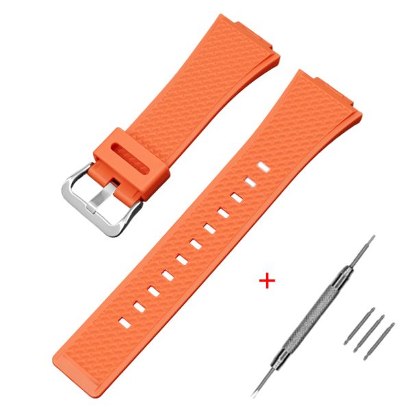 Ремешок для Casio G-Shock GA-100/110 Orange SI