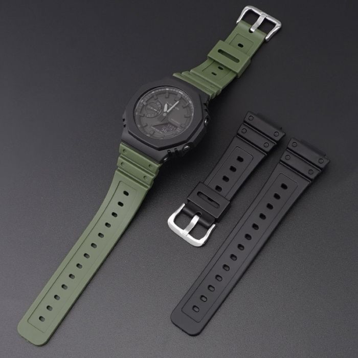 Ремешок для Casio G-Shock GA-2100 Black SI