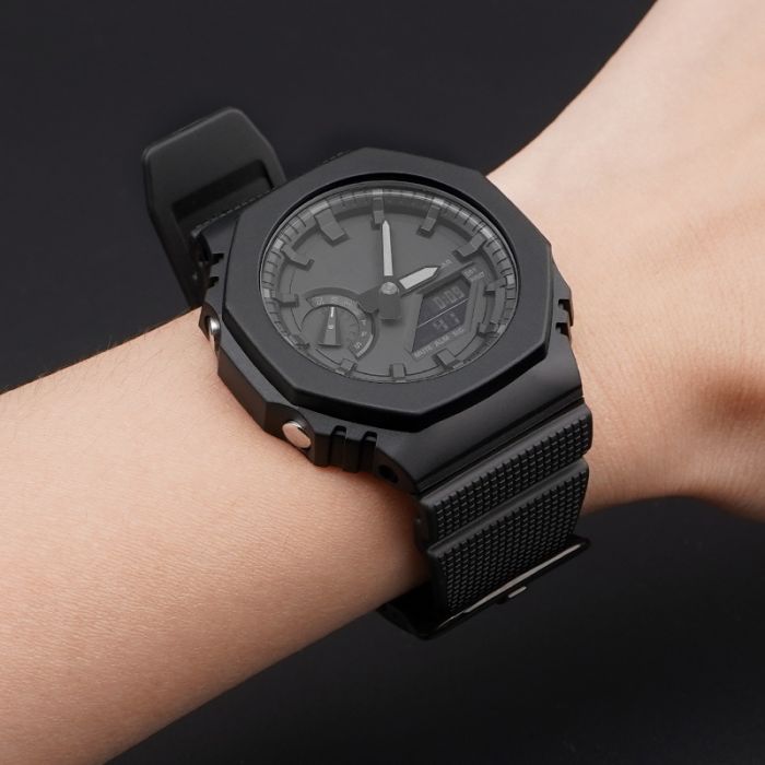 Ремешок для Casio G-Shock GM-2100 B Black BK