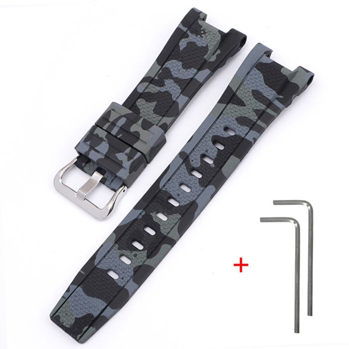 Ремешок для Casio G-Shock GST-W100G/W110/W130L/W300/W300G/S110/S100G/S300/S300G/S210B/B100/410G Cam