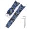 Ремешок для Casio G-Shock GST-W300 Camo Dark Blue SI