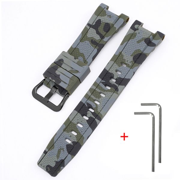 Ремешок для Casio G-Shock GST-W300 Camo Green BK