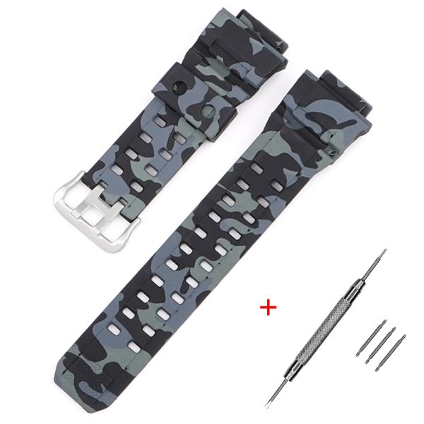 Ремешок для Casio G-Shock GW-9400/9300 Camo Black SI