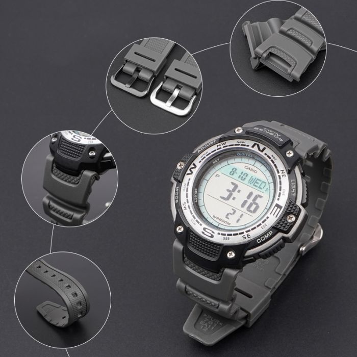 Ремешок для Casio SGW-100 Gray SI