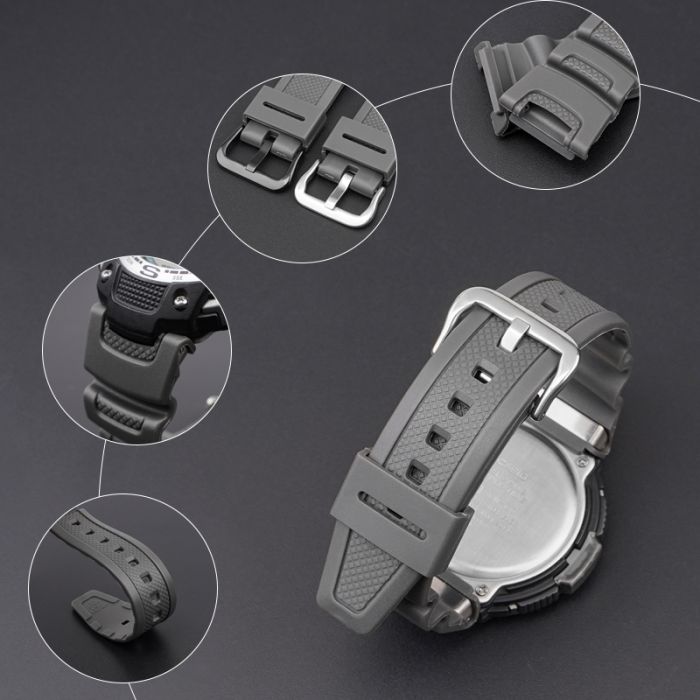Ремешок для Casio SGW-100 Gray SI