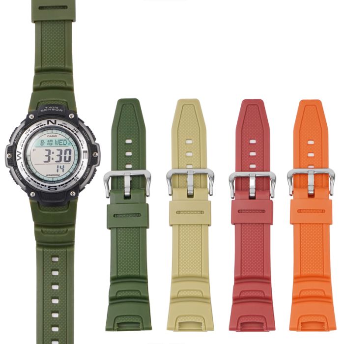Ремешок для Casio SGW-100 Red SI