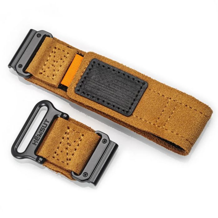 Ремешок для часов Hemsut HGA143 Suede Leather Garmin Whisky 22 mm