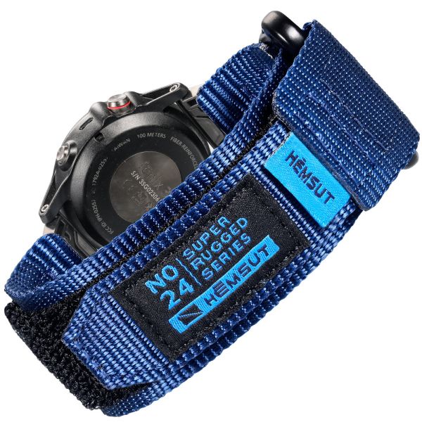Ремешок для часов Hemsut HS121 Super Strong Nylon Garmin Blue 22 mm