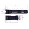 Ремешок для часов Skmei 1155/1155B Black