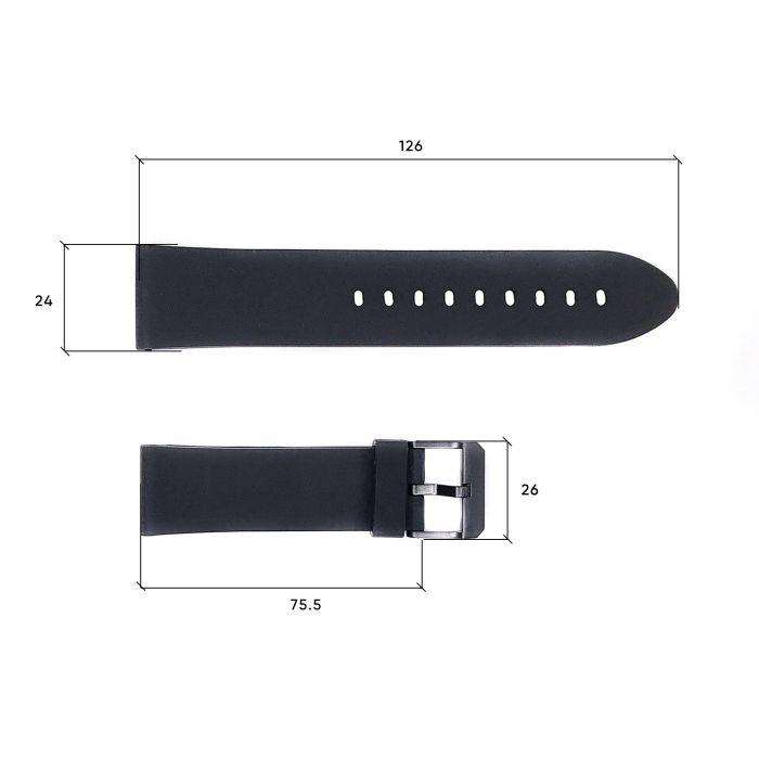 Ремешок для часов Skmei 1469BK Black