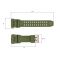 Ремешок для часов Skmei 1965AG Army Green
