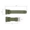 Ремешок для часов Skmei 1968AG Army Green