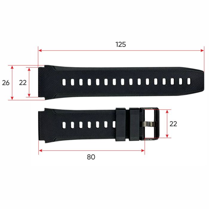 Ремешок для смарт часов C22 Black