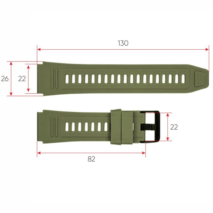 Ремешок для смарт часов K56PRO Army Green