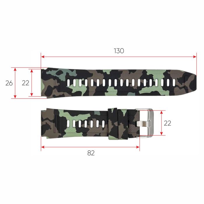 Ремешок для смарт часов K59 Camo Green