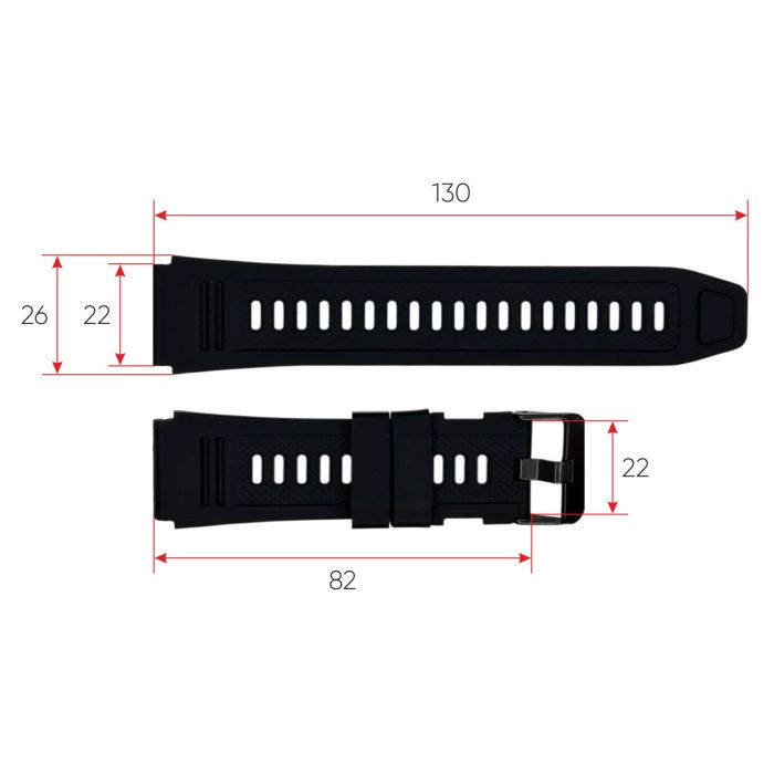 Ремешок для смарт часов Modfit Combat Black