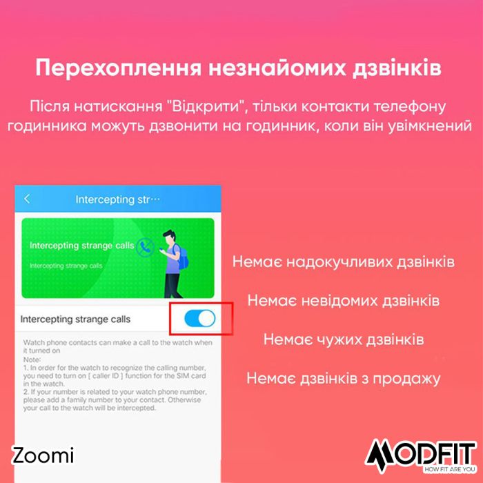 Modfit Zoomi Pink