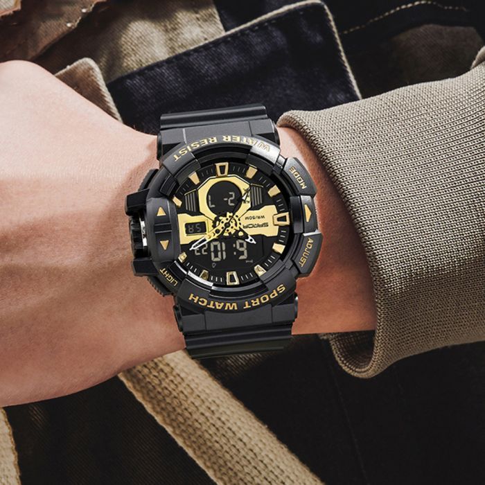 Sanda 3129 Black-Gold