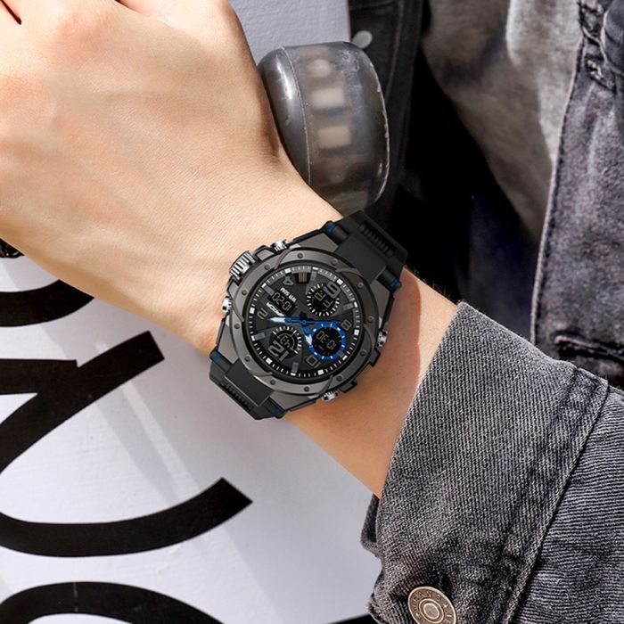 Sanda 6008 Black-Blue