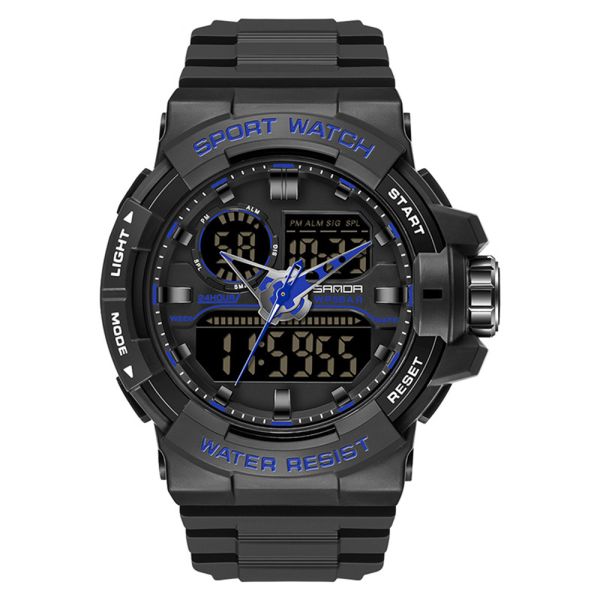 Sanda 6025 Black-Blue