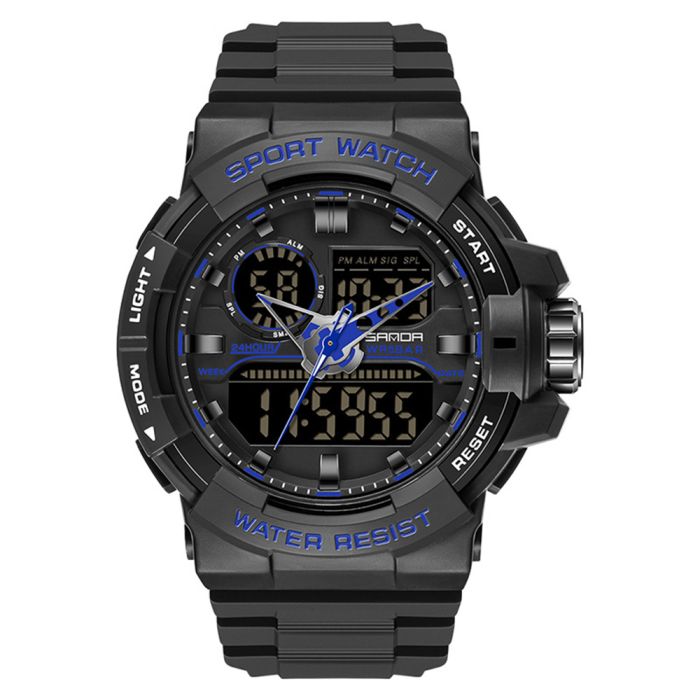 Sanda 6025 Black-Blue