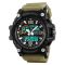 Skmei 1283 Black-Khaki Wristband.