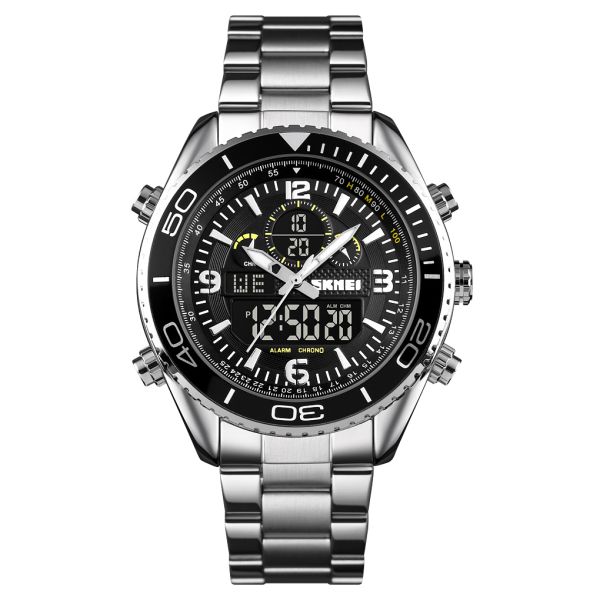 Skmei 1600SIBK Silver-Black