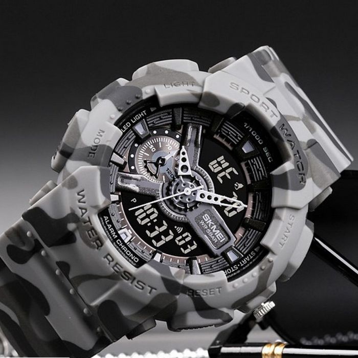 Skmei 1688CMGY Camo Gray.