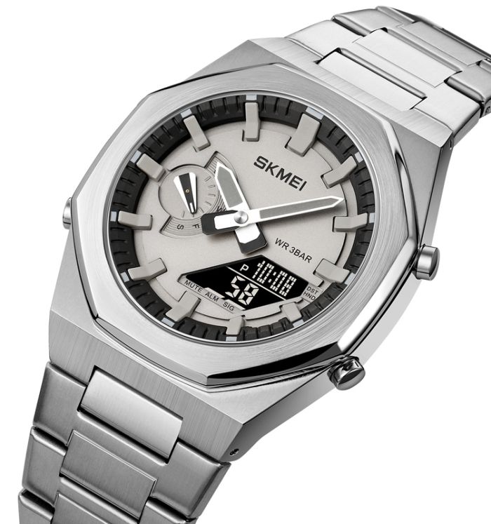 Skmei 1816SIBK Silver-Black