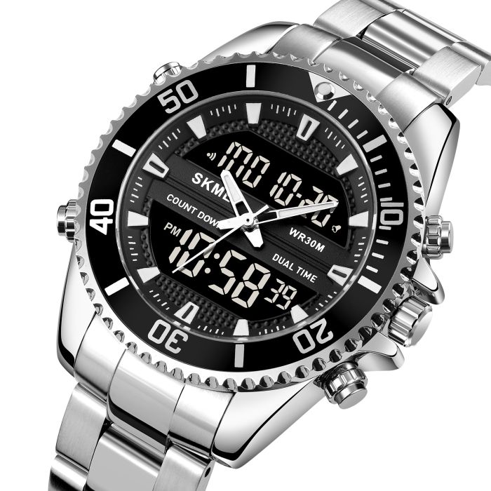 Skmei 1850SIBK Silver-Black