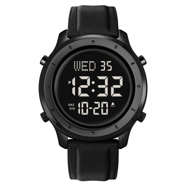 Skmei 1864LBKBK Black-Black Leather SALE