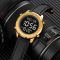 Skmei 1864LGDBK Gold-Black Leather