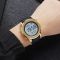 Skmei 1864LGDWT Gold-White Leather