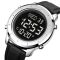 Skmei 1864LSIBK Silver-Black Leather