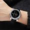Skmei 1864LSIBK Silver-Black Leather