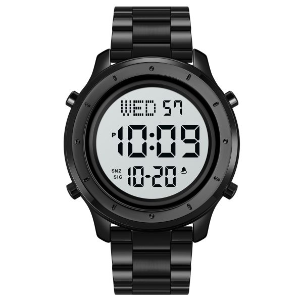 Skmei 1864SBKWT Black-White Steel